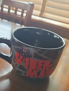 Marvel Spider-Man Black and Red Ceramic Mug Large